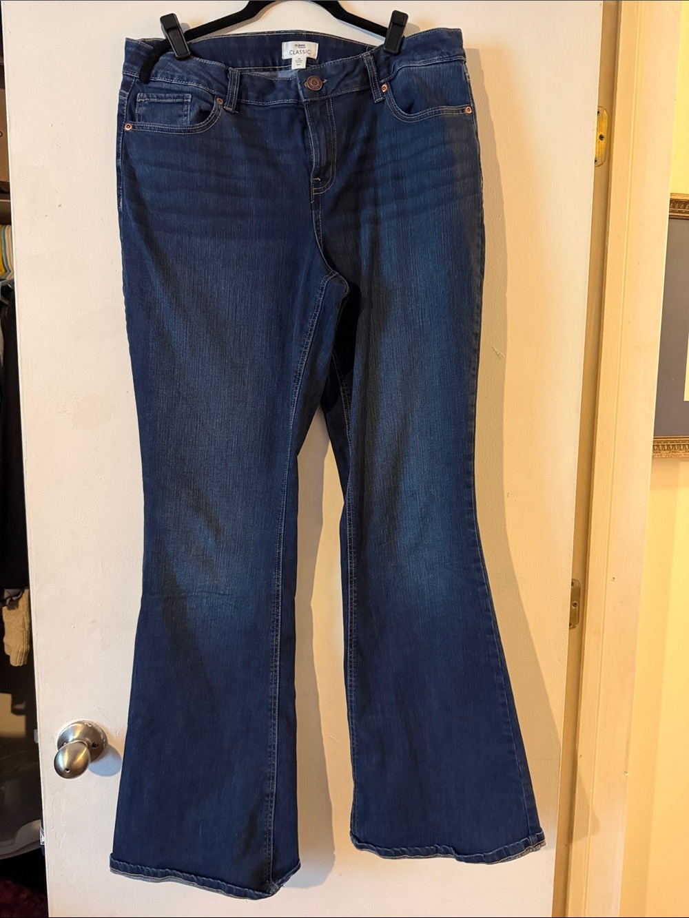 Maurices Dark Indigo Flare Jeans